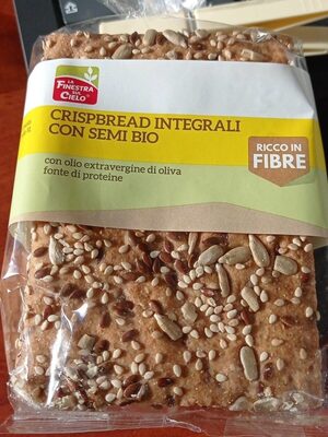Crisbread integrali con semi di bio