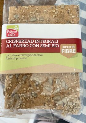 Crispbread integrali al farro con semi bio