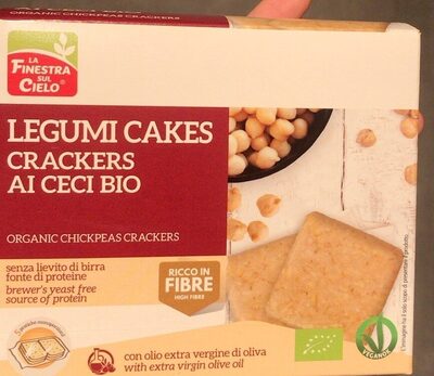 Legumi cakes crakers ai ceci bio
