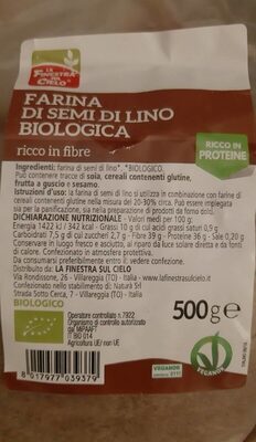 Farina di semi di lino biologica