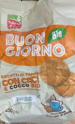 Biscotti di farro con ceci e cocco bio