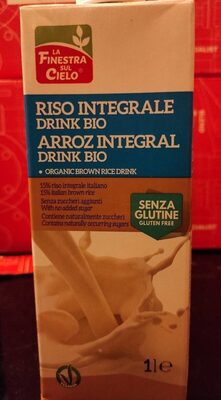 Bevanda di riso integrale front packaging