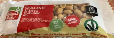 Croccante salato di arachidi bio