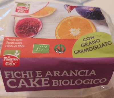 Cake biologico fichi e arancia