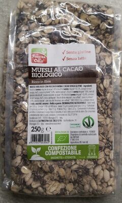 Muesli al cacao biologico