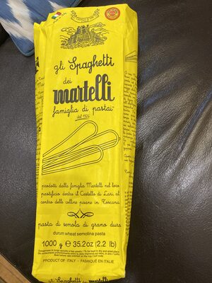 Martelli Spaghetti, 6 x 1.000g - Sparpaket front packaging