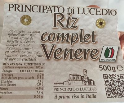 Schwarzer Venus Reis front packaging