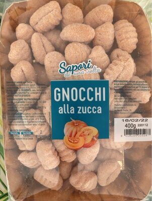 Gnocchi alla zucca front packaging