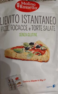 Lievito istantaneo front packaging