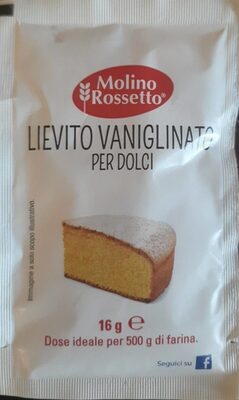 Lievito Vanigliato front packaging