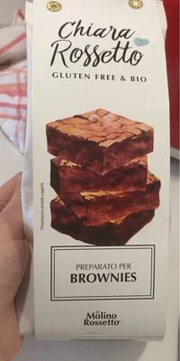 Preparato per brownies front packaging