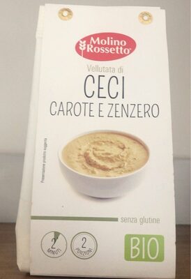 Vellutata di ceci carote e zenzero