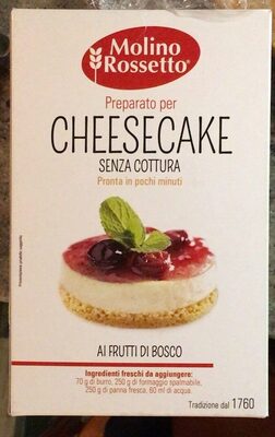 Preparato per cheesecake