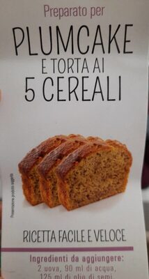 Preparato per plumcake ai 5 cereali