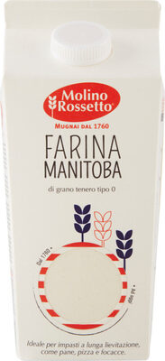 Farina manitoba di grano tenero tipo front packaging