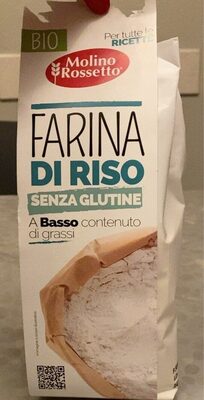 Farina di riso senza glutine a basso contenuto di grassi