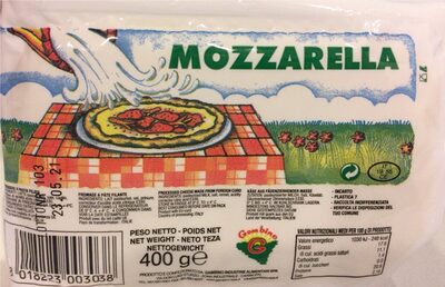Mozzarella front packaging