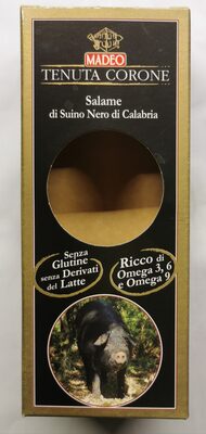 Salame di Suino Nero di Calabria front packaging