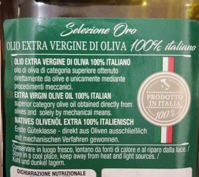 Olio extra vergine di oliva