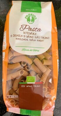 Pates intégrales au blé complet