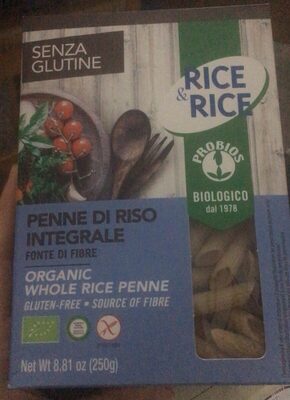 Penne di riso integrale