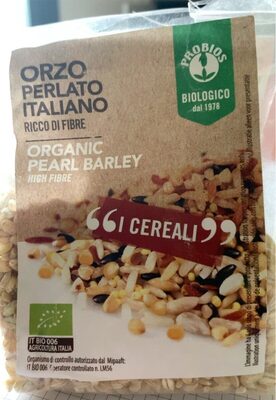 Orzo perlato italiano front packaging