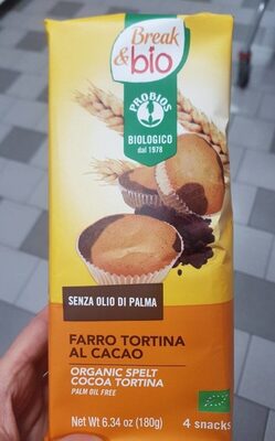 Farro tortina al cacao