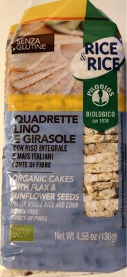 Quadrette lino e girasole