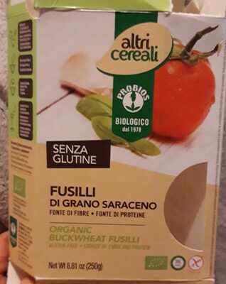 Fusilli di grano saraceno