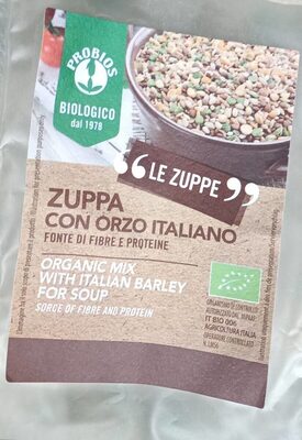 Zuppa con orzo italiano