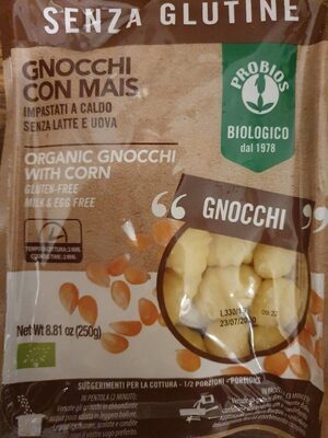 Gnocchi con mais senza glutine
