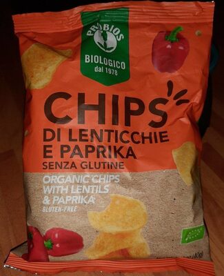 Chip's di lenticchie e paprika
