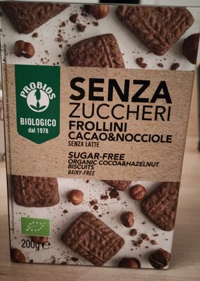 Senza Zuccheri Frollini Cacao & Nocciole
