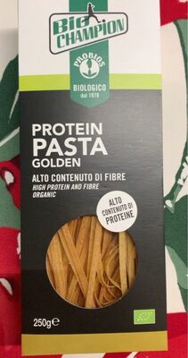 Protein pasta golden front packaging