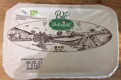 Stracciatella bio front packaging
