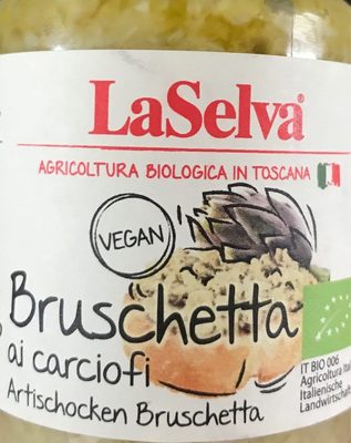Bruschetta Ai carciofi Bio front packaging