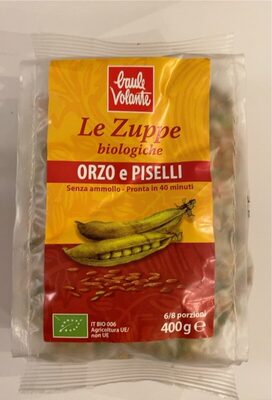 Le Zuppe Biologiche Orzo e Piselli