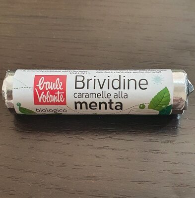 Brividi caramelle alla menta front packaging