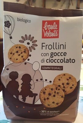 Frollini con gocce di cioccolato