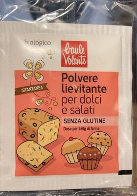 Polvere lievitante per dolci e salati