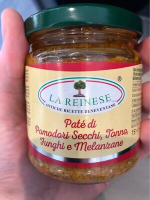 Paté di Pomodori Secchi, Tonno, Funghi e Melanzane