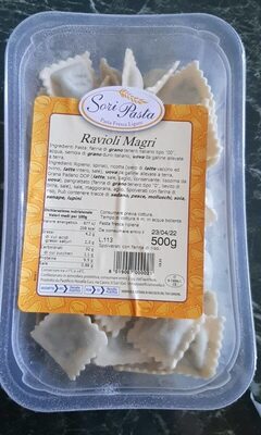 Ravioli magri front packaging