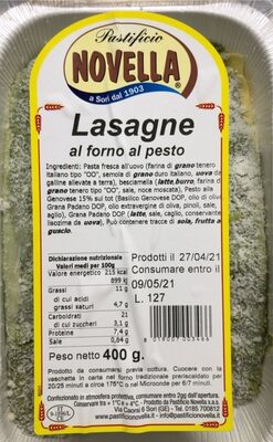 Lasagne al forno al pesto