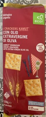 i crackers Kamut con olio extravergine di oliva