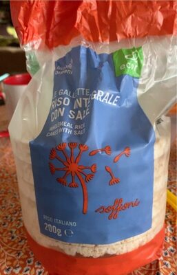 Gallette di riso integrale con sale