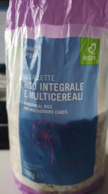 Le gallette di riso integrale e multicereali