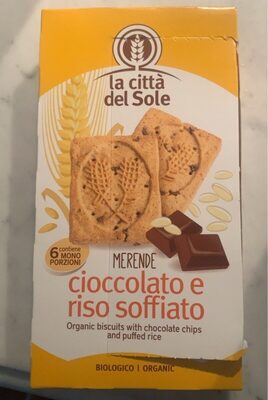 Cioccolato e riso soffiato