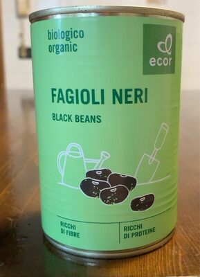 Fagioli neri (black beans) front packaging