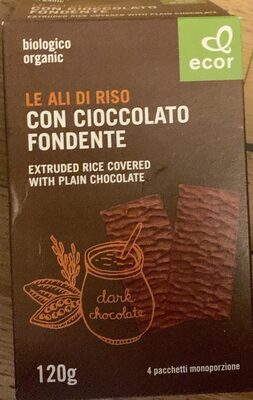 ali di riso con cioccolato fondente