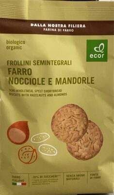 Frollini farro nocciole e mandorle